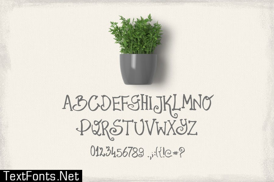 Parsley Font