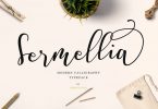 Sermellia Modern Calligraphy Typeface