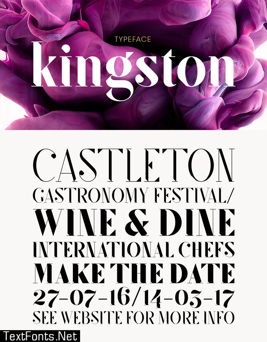 SF Kingston | Font