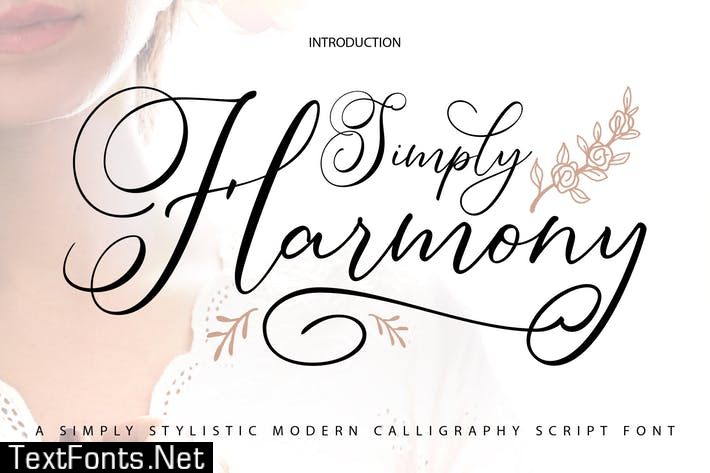 Simply Harmony | Stylistic Modern Calligraphy Font