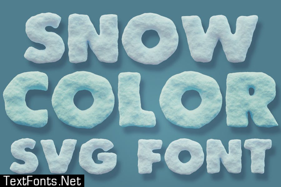 Snow Color Font