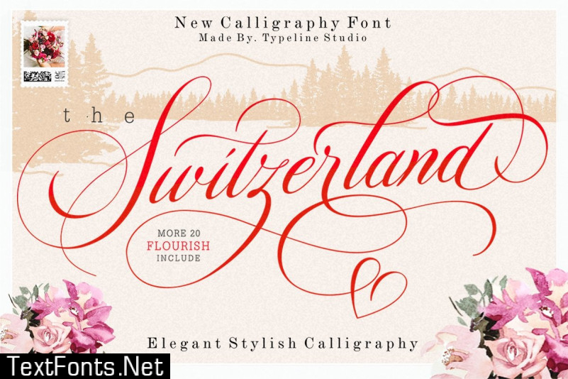 Switzerland Calligraphy Font