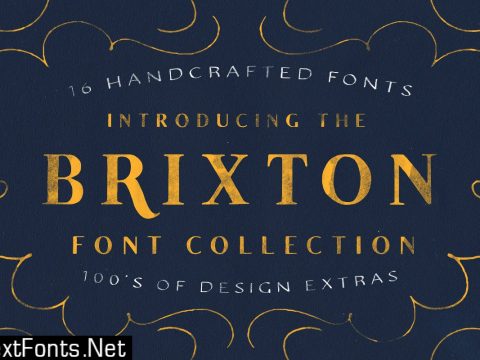 12 Fonts - The Brixton Collection! 321699