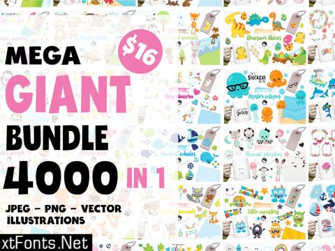 4000 in 1 - GRAPHIC GIANT BUNDLE