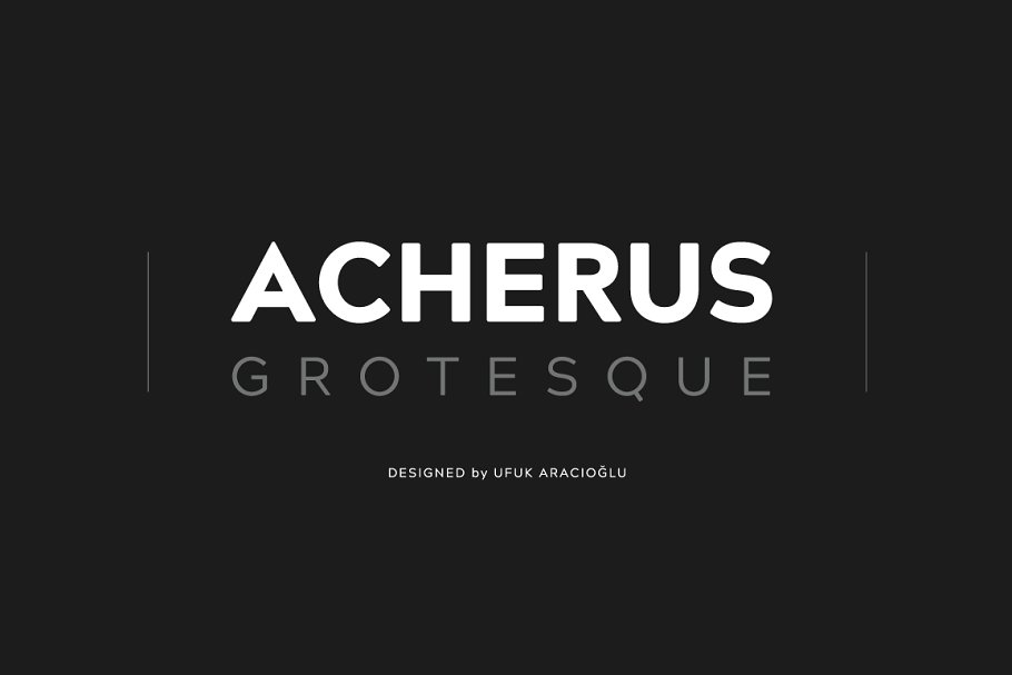 Acherus Grotesque Font Family - 16 Fonts