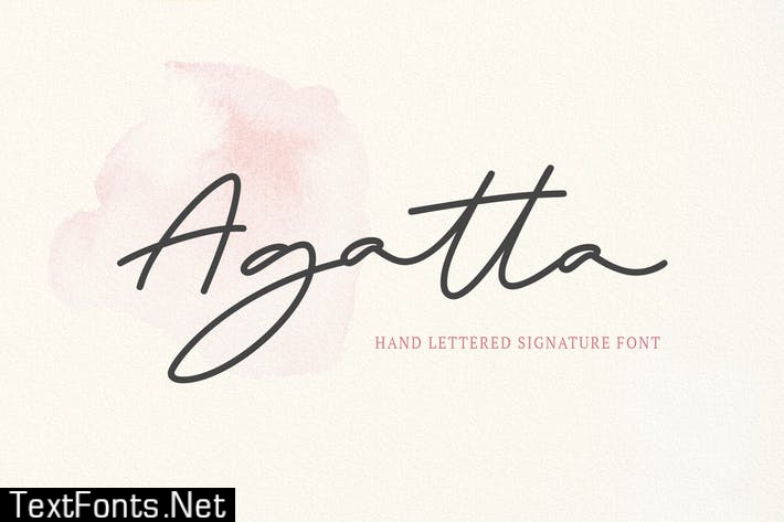 Agatta Signature Font