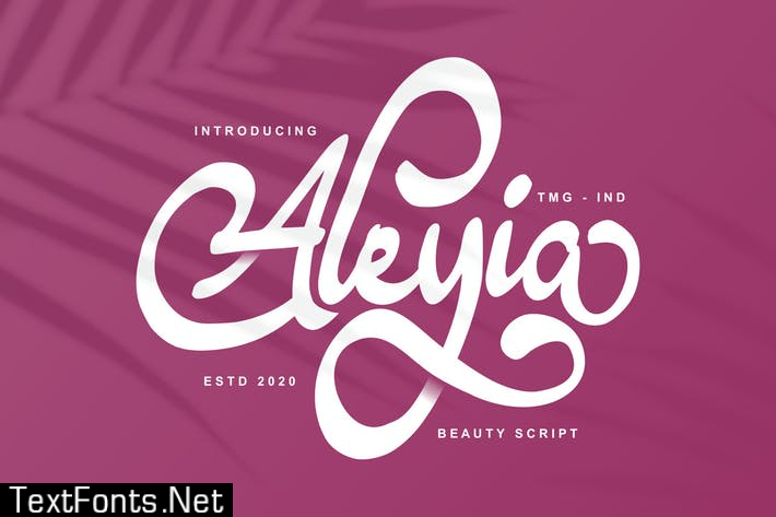 Aleyia Beauty Script Font