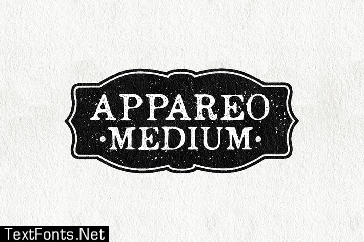 Appareo Medium Font