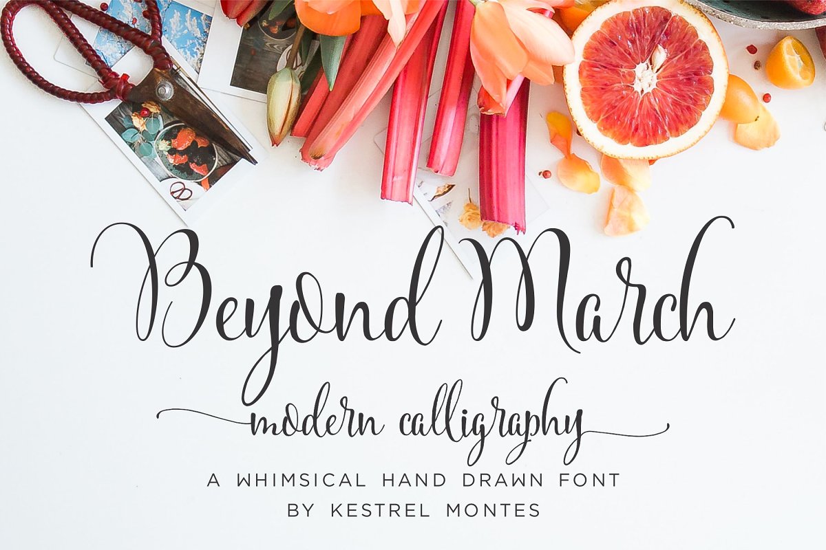 Beyond March Calligraphy Font 1148532