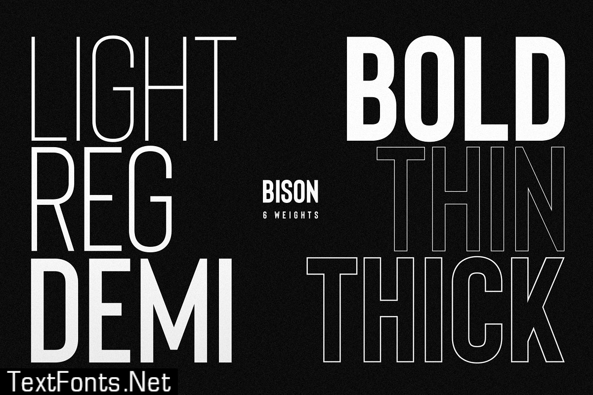 Bison - Powerful Sans Serif 2361604