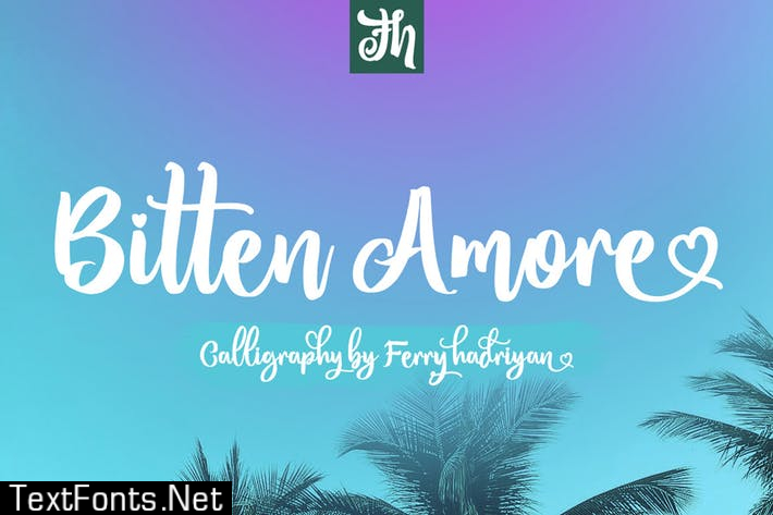 Bitten Amore - Script Font