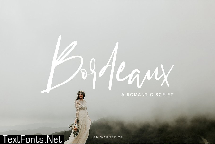 Bordeaux A Romantic Script 2148476