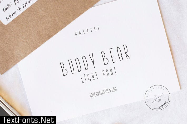 Buddy Bear Font