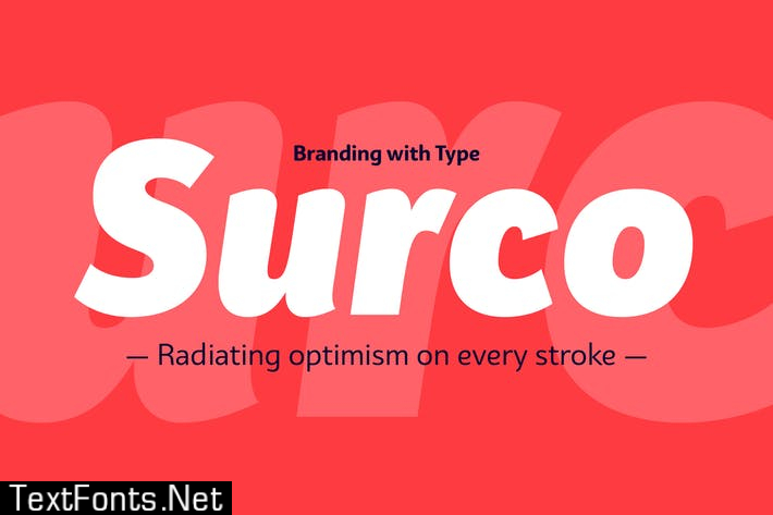 Bw Surco font family