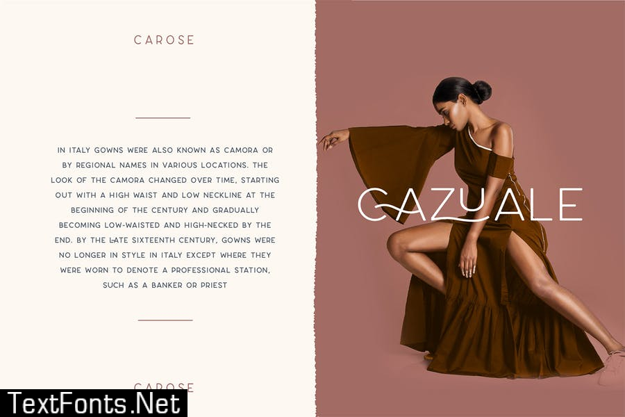 Carose Sans- 6 Elegant Typeface