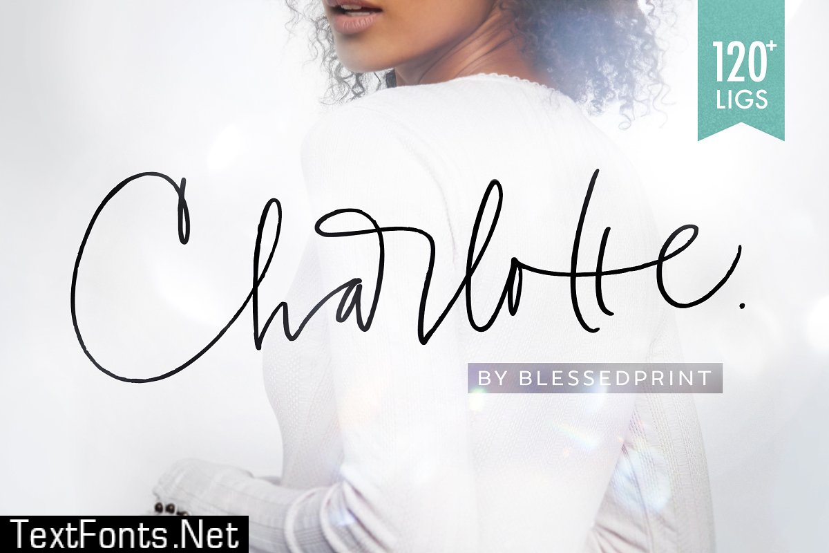 Charlotte Script with 120 Ligatures 2252422