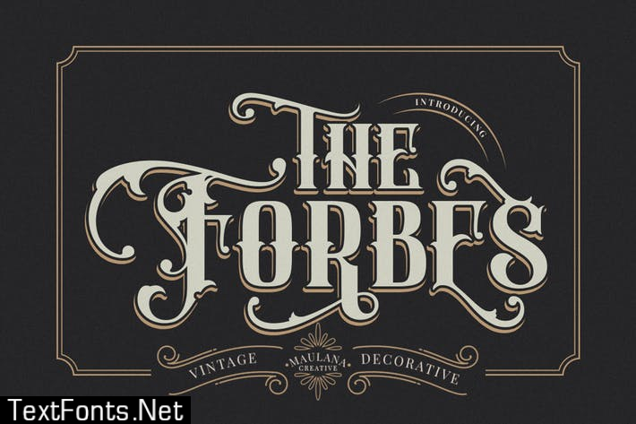 FORBES - Modern Vintage Font