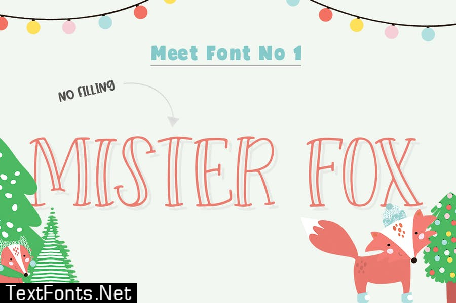 Forest Creatures Font Trio