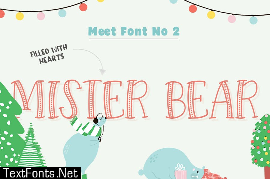 Forest Creatures Font Trio