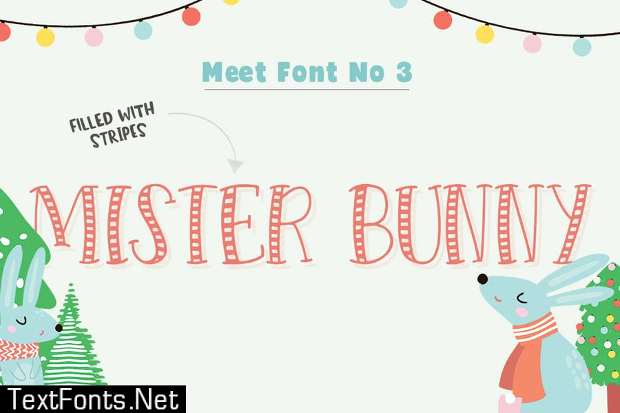 Forest Creatures Font Trio