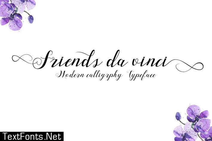 Friends Da Vinci Font