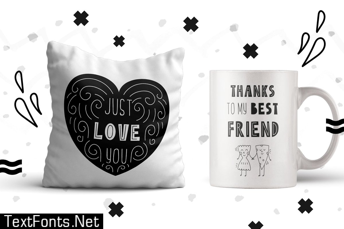 Friends Forever - Childrens font duo 3035823