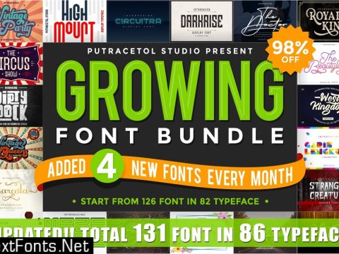 Growing Font Bundle! ( UPDATED #1 )