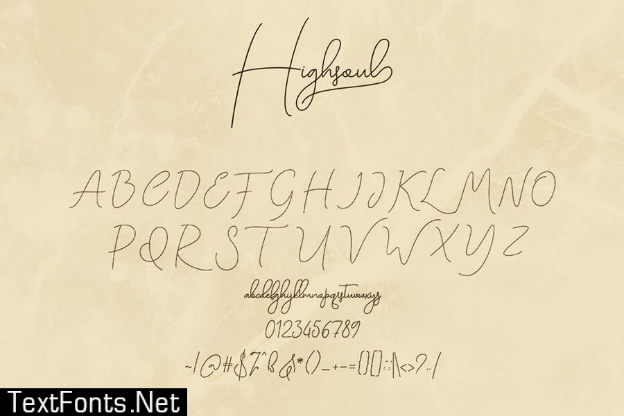 Highsoul Script Font