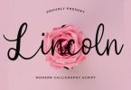 Lincoln Beautiful Calligraphy Font