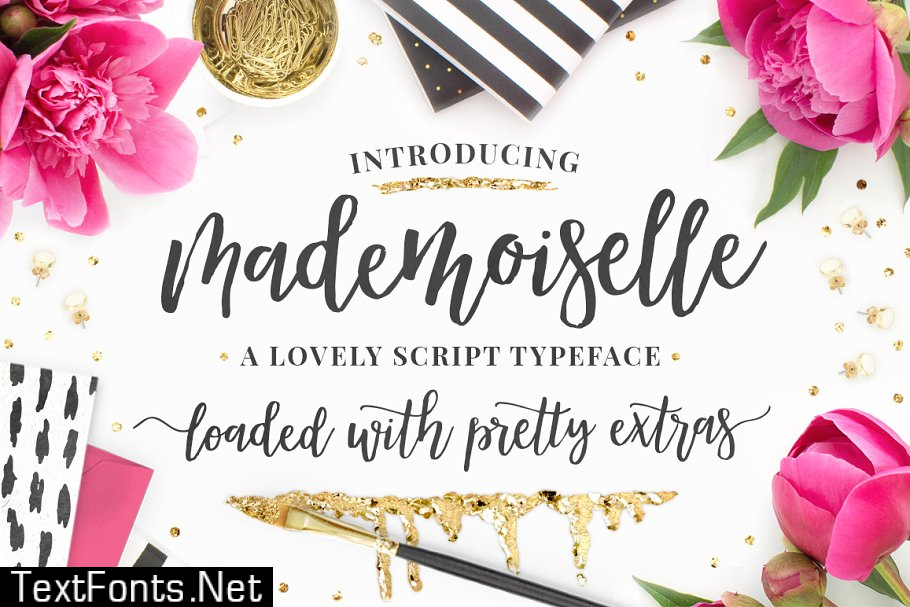 Mademoiselle Script + EXTRAS! 916487