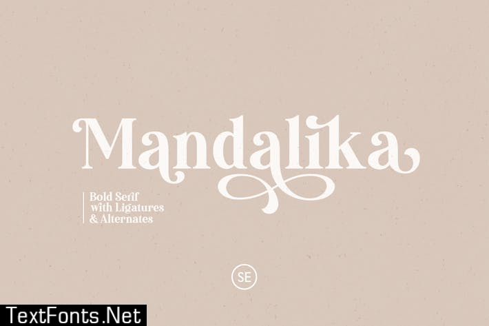 Mandalika - Modern Bold Serif