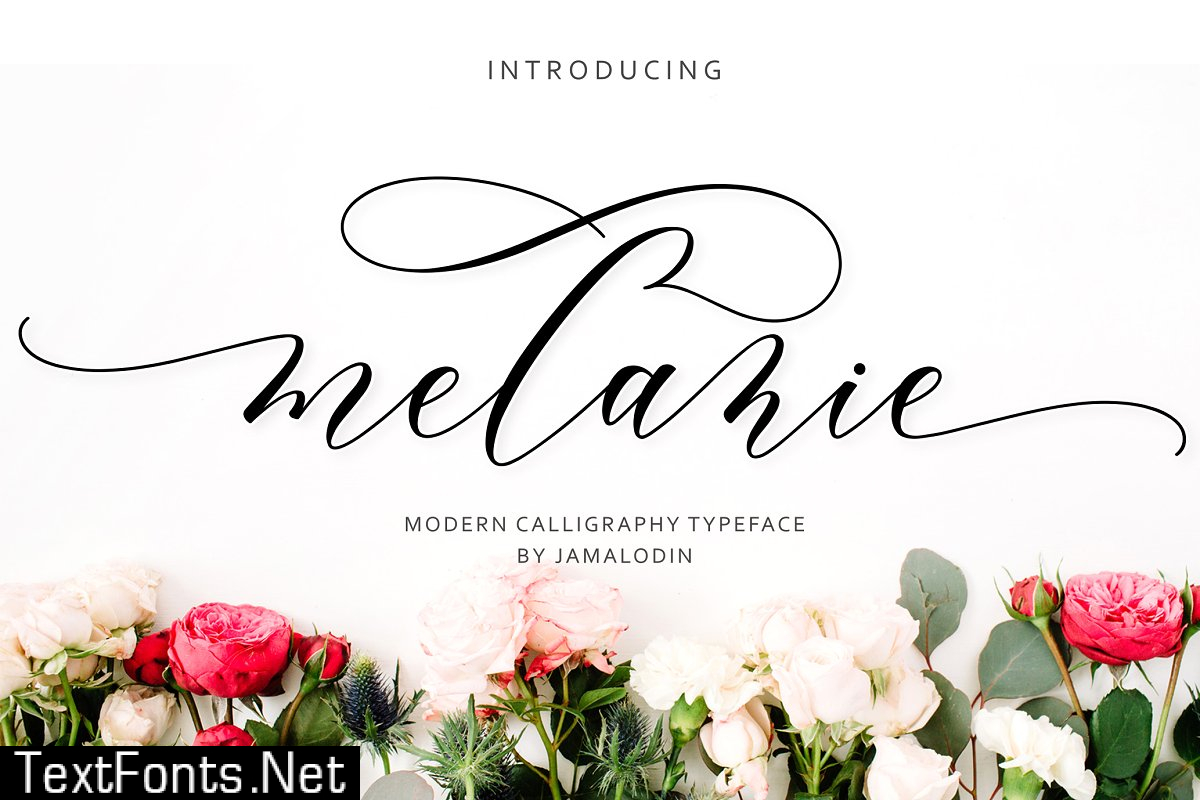 Melanie Script Font 1605574