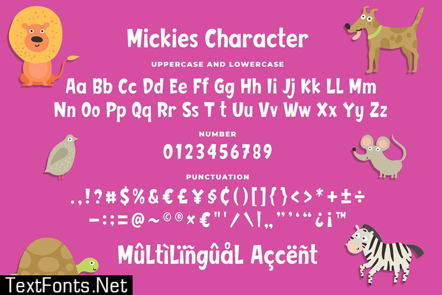 Mickies - Funny Comic Font