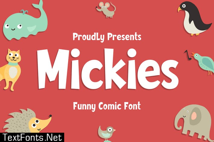 Mickies - Funny Comic Font