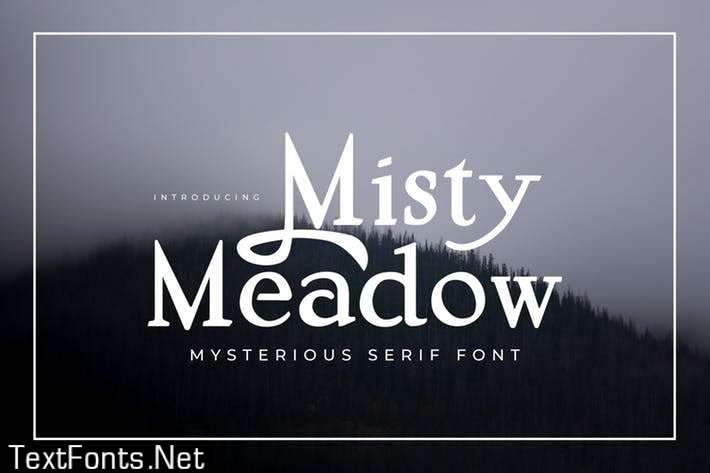 Misty Meadow - Mysterious Serif Font