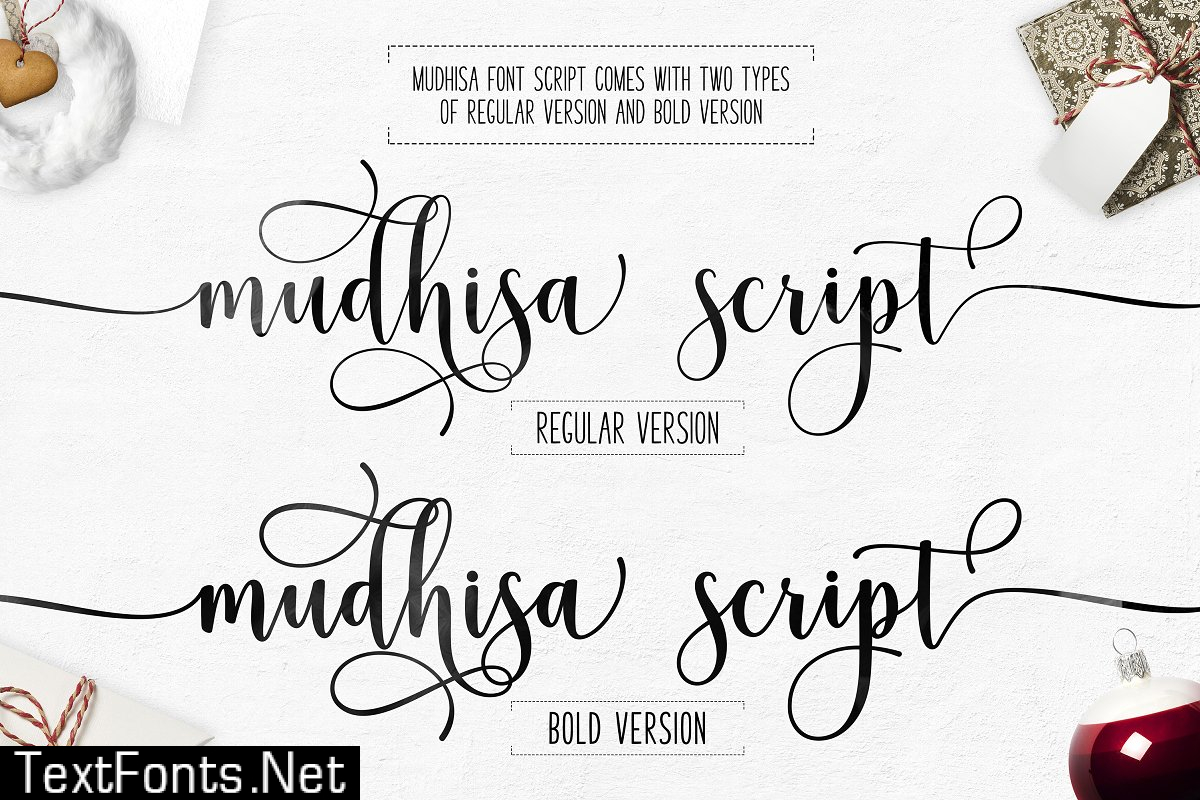 Mudhisa Script Font 1514779