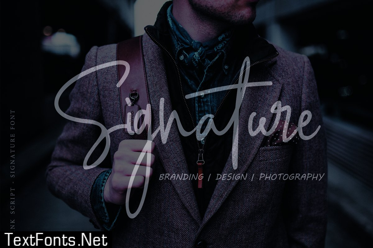 Pink Script - Signature Font 2754824