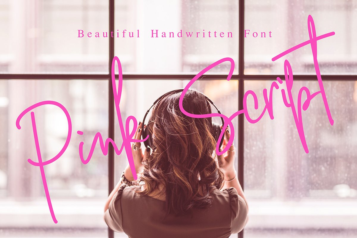 Pink Script - Signature Font 2754824