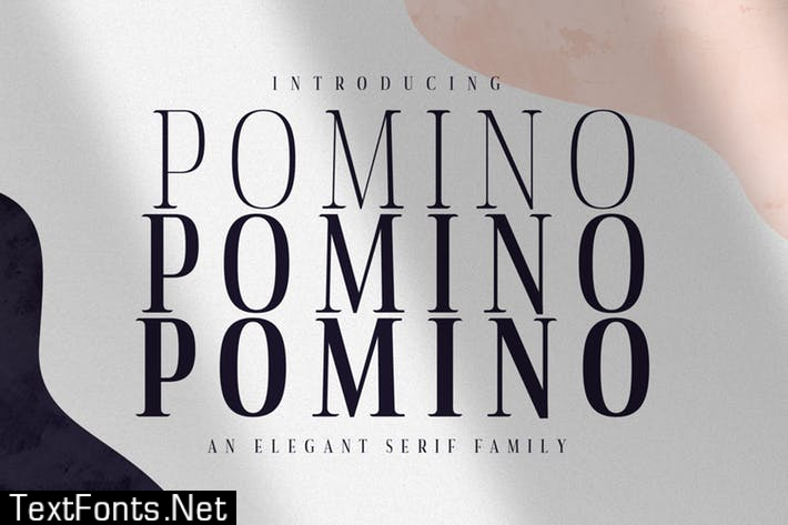 Pomino - Modern Serif Font Family