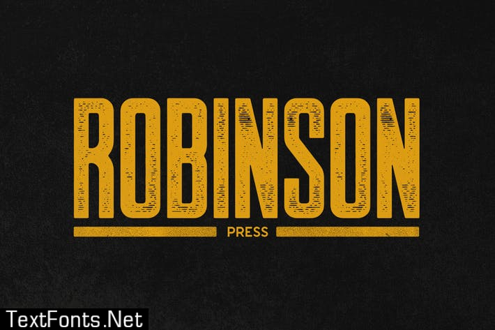 Robinson Press Font