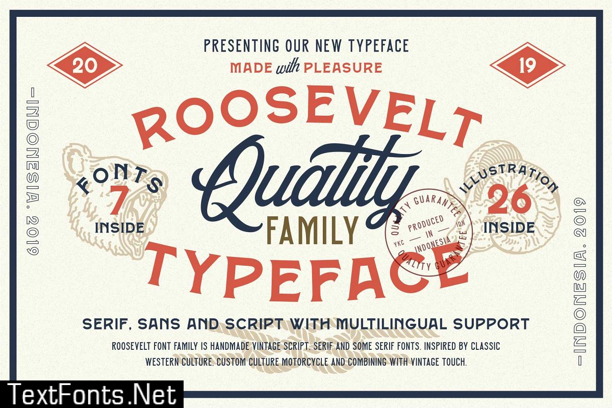 Roosevelt Font Family (Font Bundle) 3420351