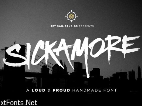 Sickamore Bold Marker Font