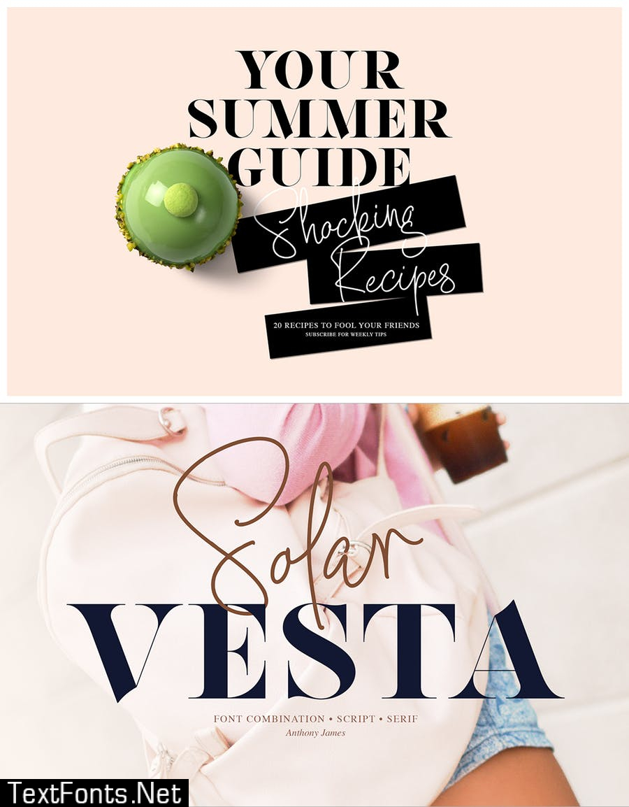 Solar Vesta | Font Collection