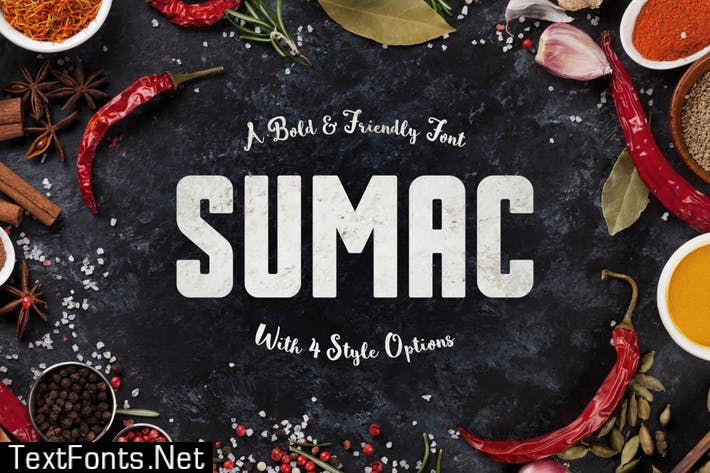 Sumac Typeface Font