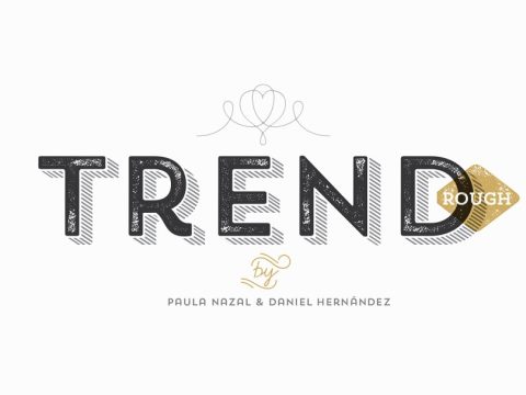 Trend Rough - 24 Font