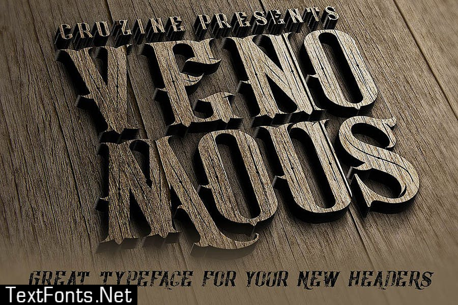 Venomous Typeface Font