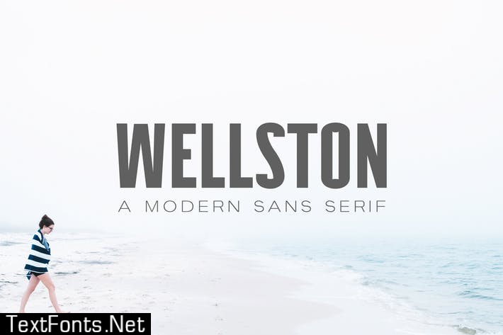 Wellston Modern Sans Serif Font