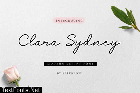 Clara Sydney Font