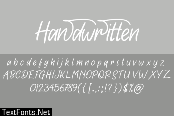 Handwritten Font