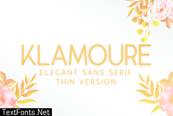 Klamoure Semi Bold Font